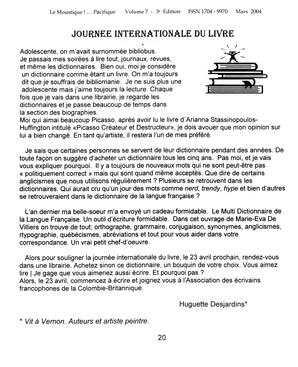   LE MOUSTIQUE PACIFIQUE, 2004   , page 22