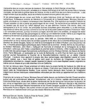   LE MOUSTIQUE PACIFIQUE, 2004   , page 15