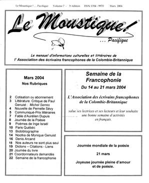   LE MOUSTIQUE PACIFIQUE, 2004   , page 1