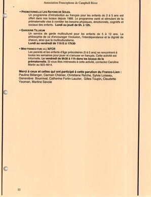  LE FRANCO-LIEN, 2006   , page 11