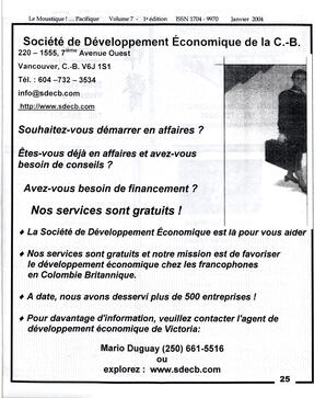   LE MOUSTIQUE PACIFIQUE, 2004   , page 25