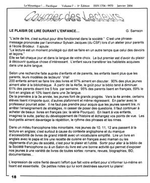   LE MOUSTIQUE PACIFIQUE, 2004   , page 18