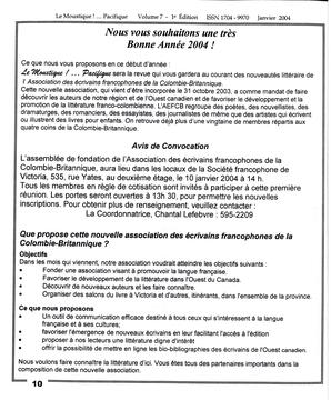  LE MOUSTIQUE PACIFIQUE, 2004   , page 10