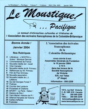   LE MOUSTIQUE PACIFIQUE, 2004   , page 1