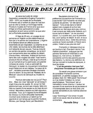   LE MOUSTIQUE PACIFIQUE, 2003   , page 5