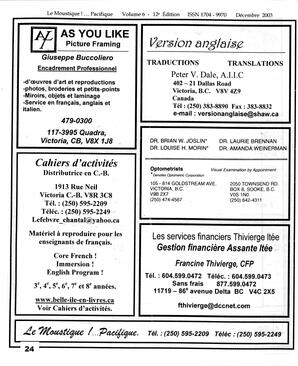   LE MOUSTIQUE PACIFIQUE, 2003   , page 23