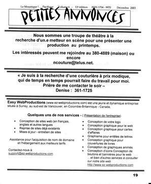   LE MOUSTIQUE PACIFIQUE, 2003   , page 18
