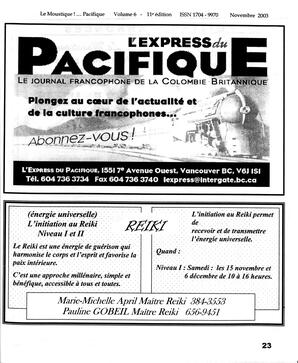   LE MOUSTIQUE PACIFIQUE, 2003   , page 23
