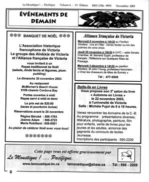   LE MOUSTIQUE PACIFIQUE, 2003   , page 2