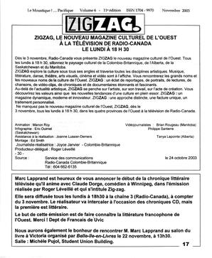   LE MOUSTIQUE PACIFIQUE, 2003   , page 17