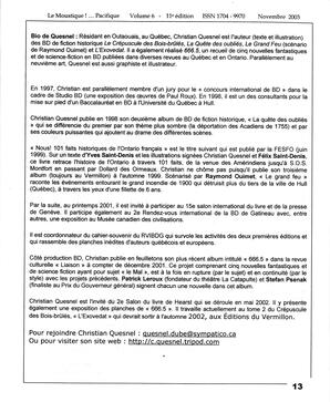   LE MOUSTIQUE PACIFIQUE, 2003   , page 13