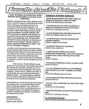   LE MOUSTIQUE PACIFIQUE, 2003   , page 7