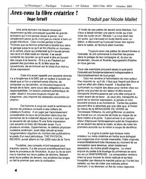   LE MOUSTIQUE PACIFIQUE, 2003   , page 4