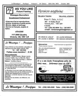   LE MOUSTIQUE PACIFIQUE, 2003   , page 28