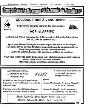   LE MOUSTIQUE PACIFIQUE, 2003   , page 23