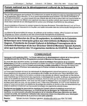   LE MOUSTIQUE PACIFIQUE, 2003   , page 10