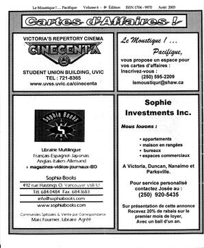   LE MOUSTIQUE PACIFIQUE, 2003   , page 26
