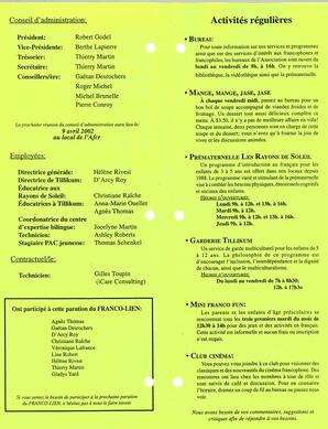   LE FRANCO-LIEN, 2002   , page 2