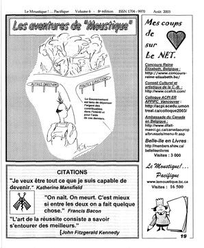   LE MOUSTIQUE PACIFIQUE, 2003   , page 19