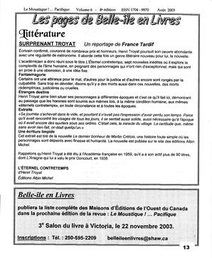   LE MOUSTIQUE PACIFIQUE, 2003   , page 13