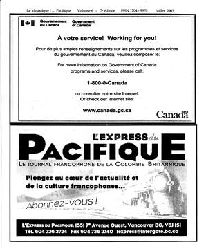   LE MOUSTIQUE PACIFIQUE, 2003   , page 5