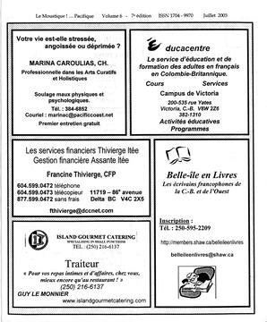   LE MOUSTIQUE PACIFIQUE, 2003   , page 27