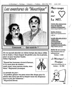   LE MOUSTIQUE PACIFIQUE, 2003   , page 19