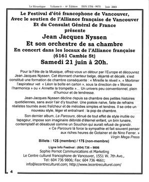   LE MOUSTIQUE PACIFIQUE, 2003   , page 4