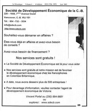   LE MOUSTIQUE PACIFIQUE, 2003   , page 25