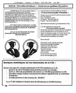   LE MOUSTIQUE PACIFIQUE, 2003   , page 18