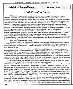   LE MOUSTIQUE PACIFIQUE, 2003   , page 14