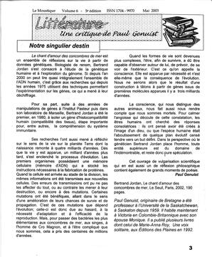   LE MOUSTIQUE PACIFIQUE, 2003   , page 3