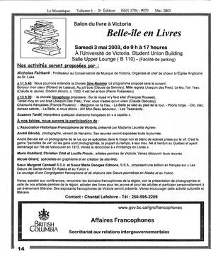   LE MOUSTIQUE PACIFIQUE, 2003   , page 14