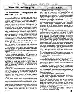   LE MOUSTIQUE PACIFIQUE, 2003   , page 11