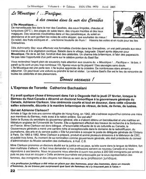  LE MOUSTIQUE PACIFIQUE, 2003   , page 22