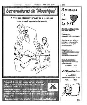   LE MOUSTIQUE PACIFIQUE, 2003   , page 19