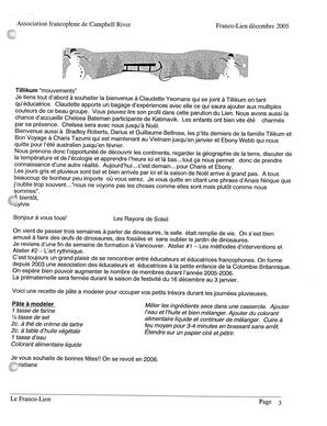   LE FRANCO-LIEN, 2005   , page 3
