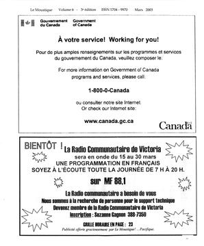  LE MOUSTIQUE PACIFIQUE, 2003   , page 5