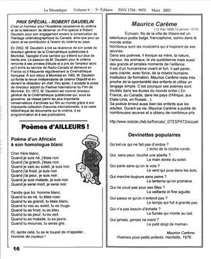   LE MOUSTIQUE PACIFIQUE, 2003   , page 16