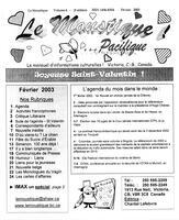 LE MOUSTIQUE PACIFIQUE, 2003
