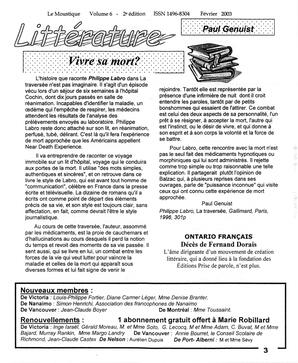  LE MOUSTIQUE PACIFIQUE, 2003   , page 3