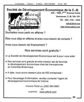   LE MOUSTIQUE PACIFIQUE, 2003   , page 25
