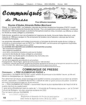   LE MOUSTIQUE PACIFIQUE, 2003   , page 18