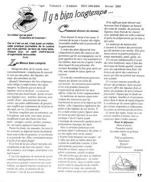   LE MOUSTIQUE PACIFIQUE, 2003   , page 17