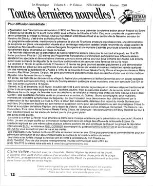   LE MOUSTIQUE PACIFIQUE, 2003   , page 12