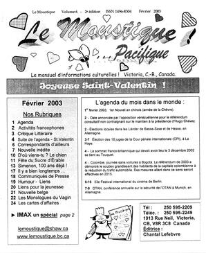   LE MOUSTIQUE PACIFIQUE, 2003   , page 1