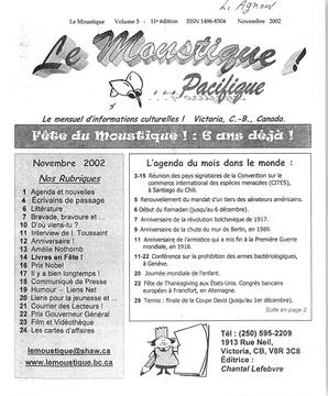   LE MOUSTIQUE PACIFIQUE, 2002   , page 1