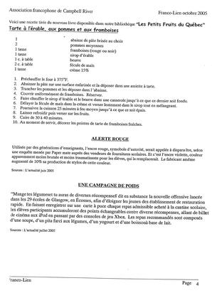   LE FRANCO-LIEN, 2005   , page 4