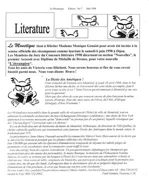   LE MOUSTIQUE PACIFIQUE, 1998   , page 2
