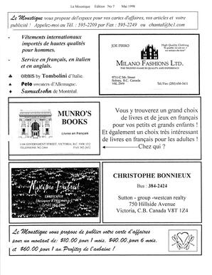   LE MOUSTIQUE PACIFIQUE, 1998   , page 15